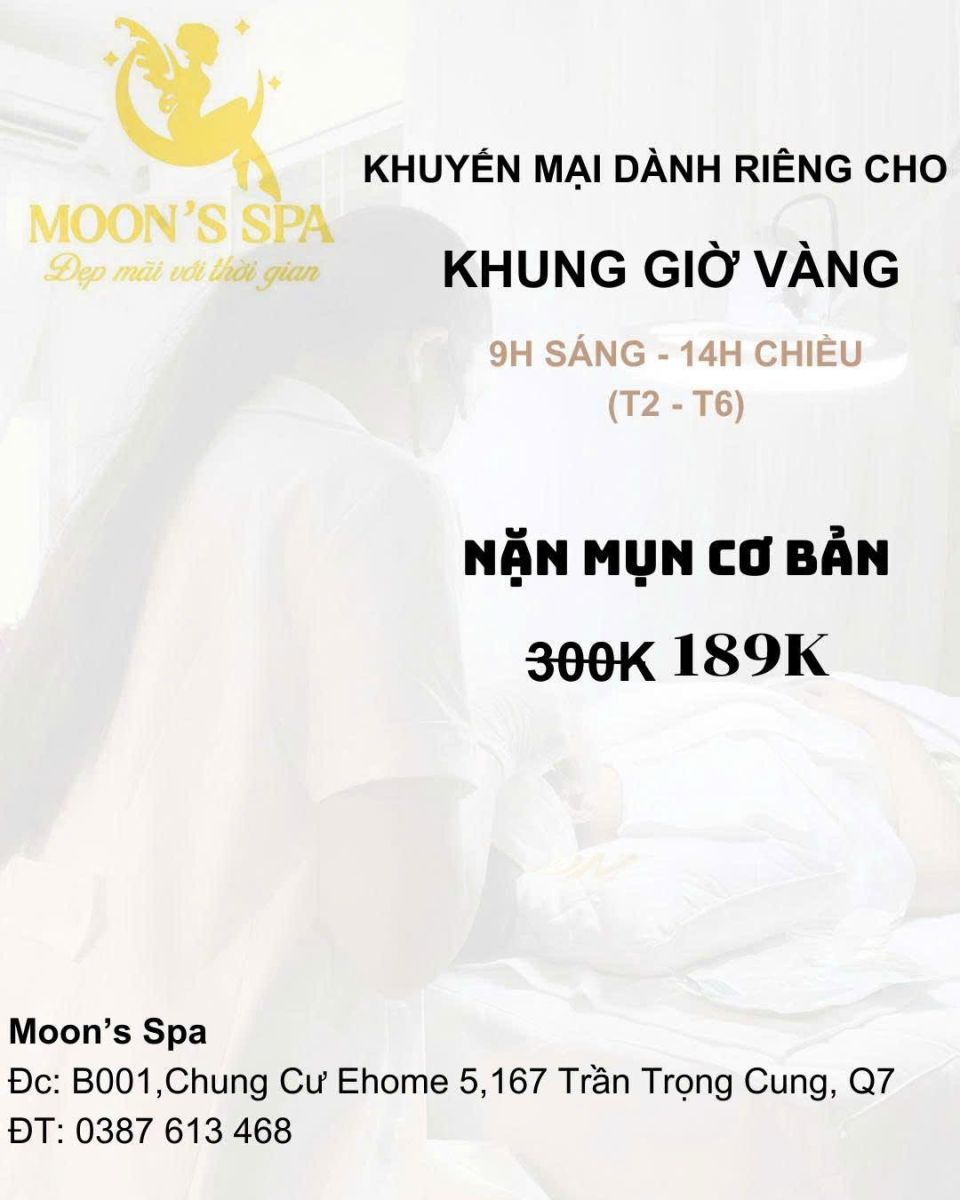 Khung Giờ Vàng Giá Sốc Tại Moon Spa – Trải Nghiệm Spa Cao Cấp Với Chi Phí Tiết Kiệm