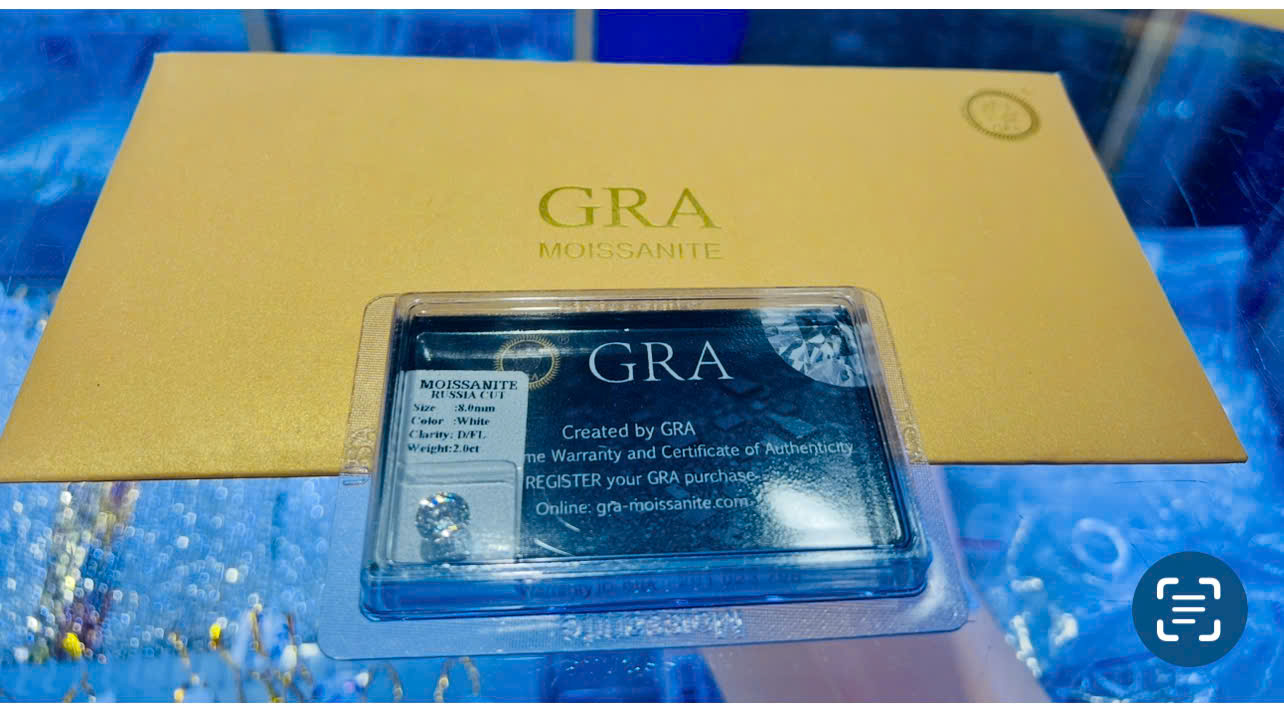 Nhẫn Moissanite 5.4L